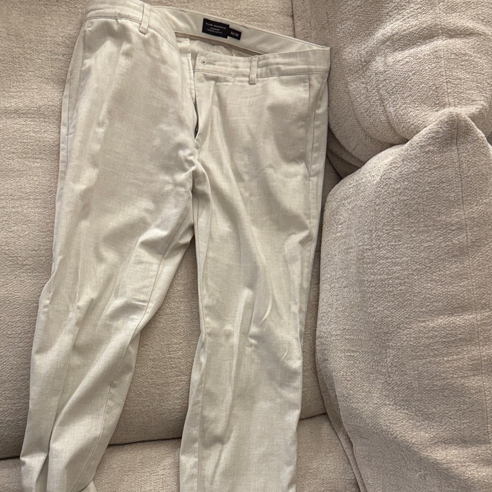Club Monaco Light Cream Chinos